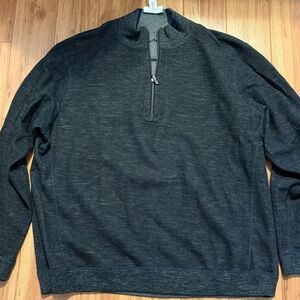 Tommy Bahama Classic Reversible Thick Half Zip Top 2XL